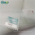 SGS SVHC tested 90%Polyester / 10% Viscose crisp eas tear away embroidery backing paper chemical bond nonwovens